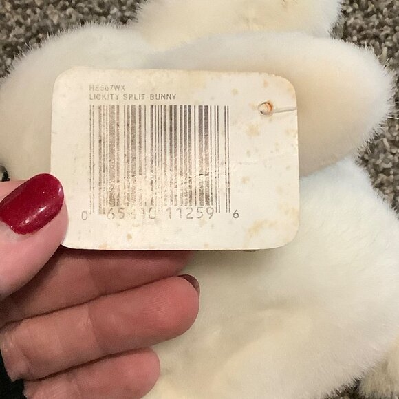 Rare Vtg Ganz Bros Heritage Easter Collection Lickity Split Bunny Rabbit Plush - Picture 8 of 13